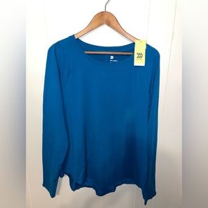 Blue Athletic Long Sleeve